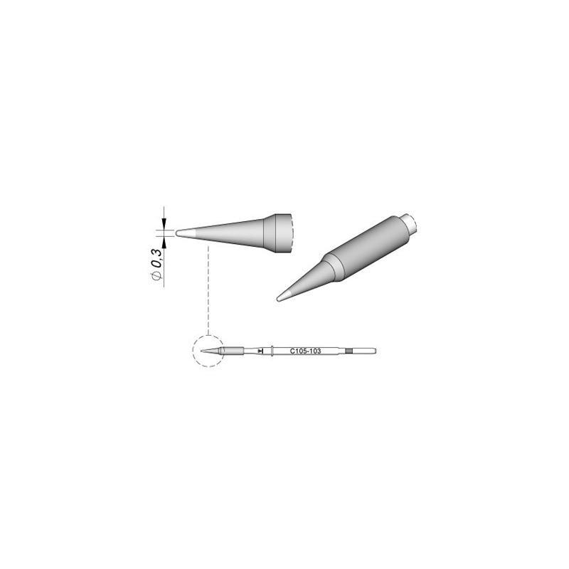 C105-103 Tip Cartridge 0.3mm