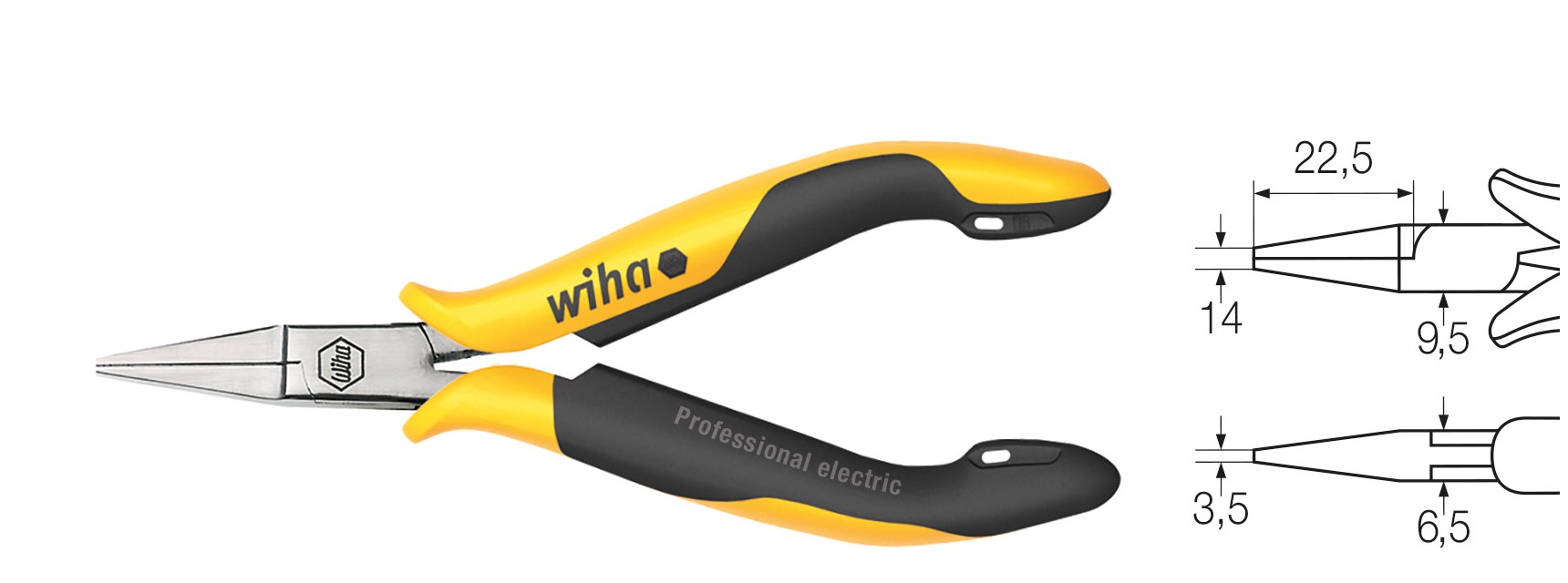 Flat-nose pliers Professional ESD