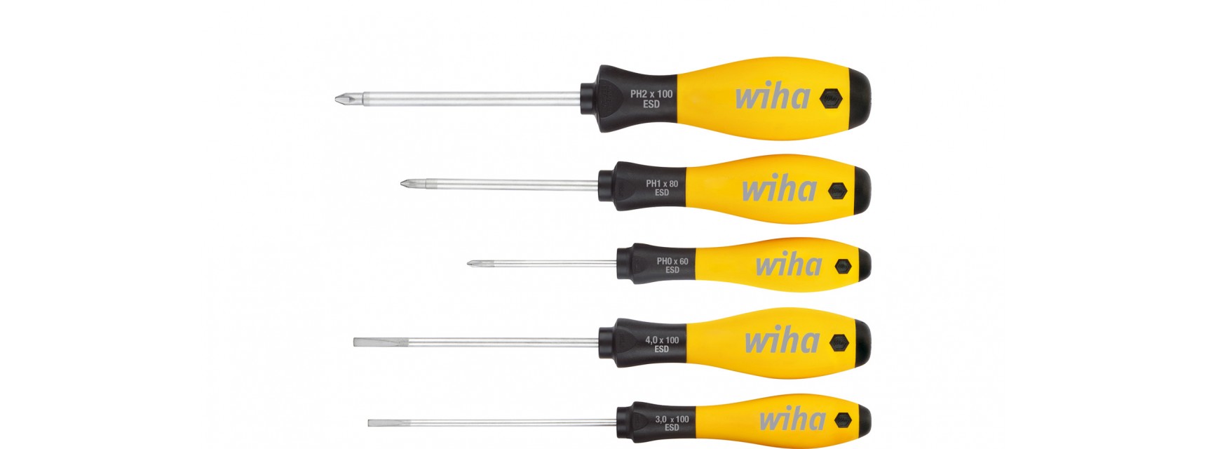 Screwdriver set SoftFinishÂ® ESD